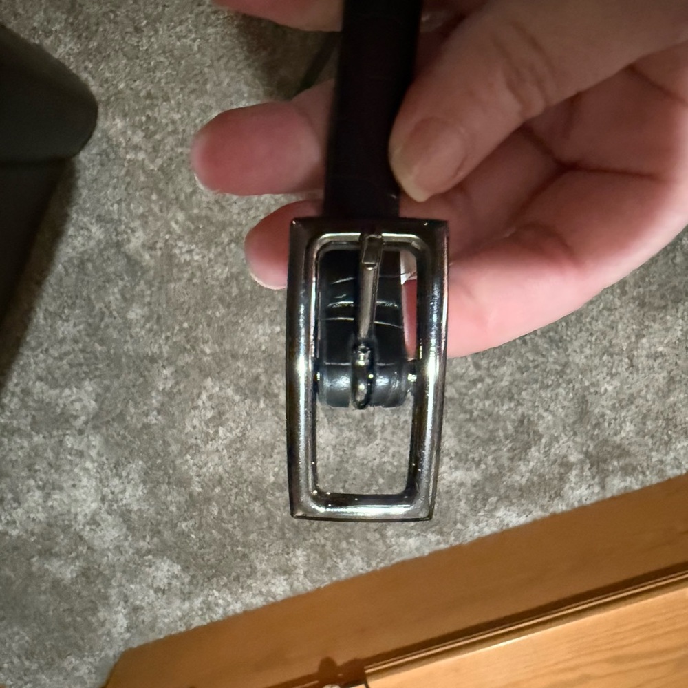 Women’s Stamped Black Belt - Approx. 47”